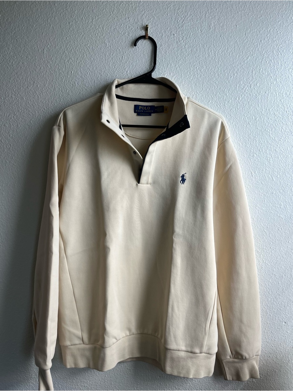 Ralph Lauren Polo Cream Half-Zip Pullover